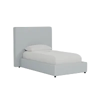Grayton Natural Beauty Light Blue 54" Upholstered Platform Bed