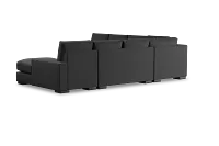 Edgewater Delray Dark Gray Large Right Chaise Sectional