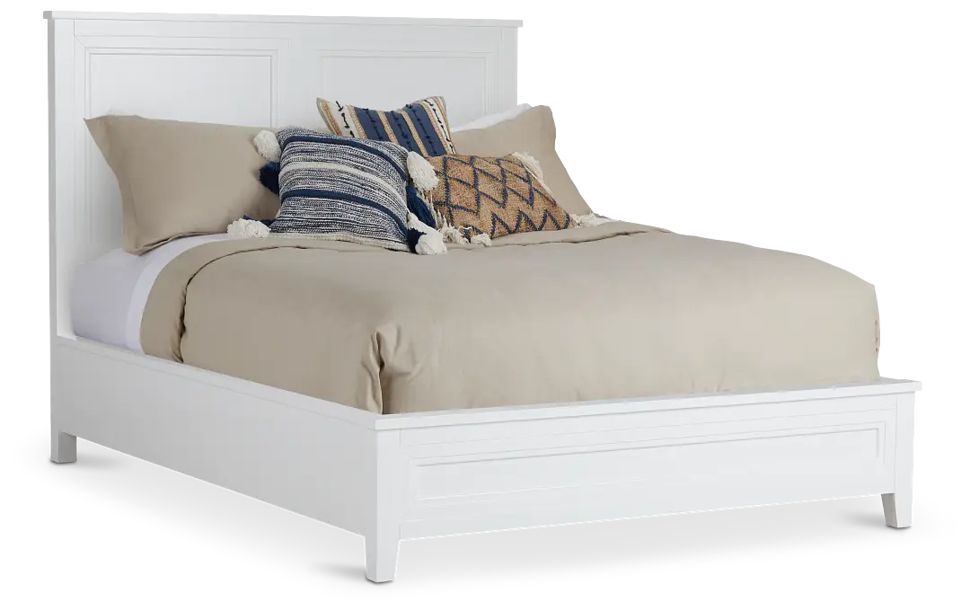 Nantucket White Panel Bed Nantucket White Panel Bed