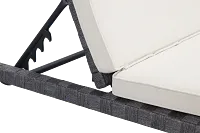 Barbados White Woven Cushioned Chaise