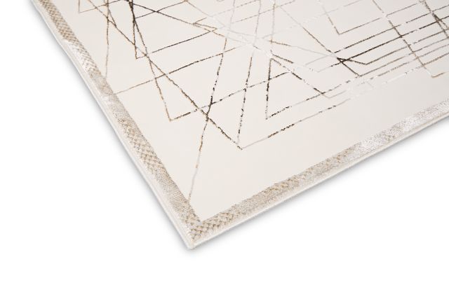 Paula Silver 5x8 Area Rug