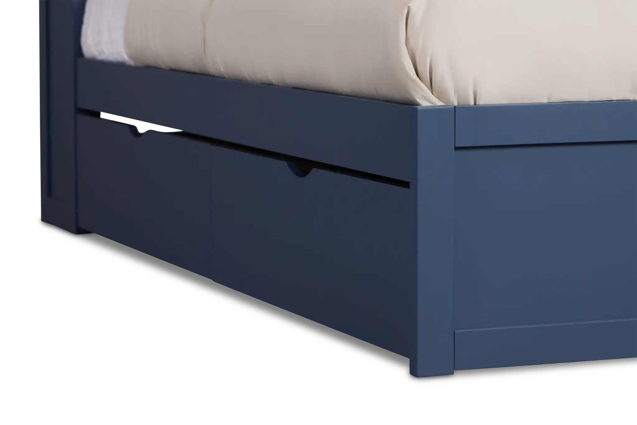 Charleston Dark Blue Bookcase Bed With 2 Storage Drawers Charleston Dark Blue Bookcase Bed With 2 Storage Drawers