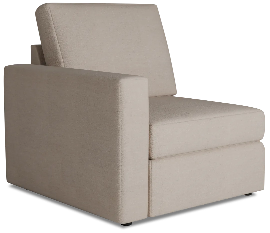 Citymod Beige Fabric Left Chair