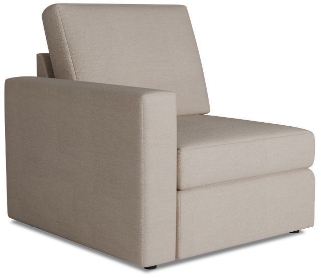 Citymod Beige Fabric Left Chair