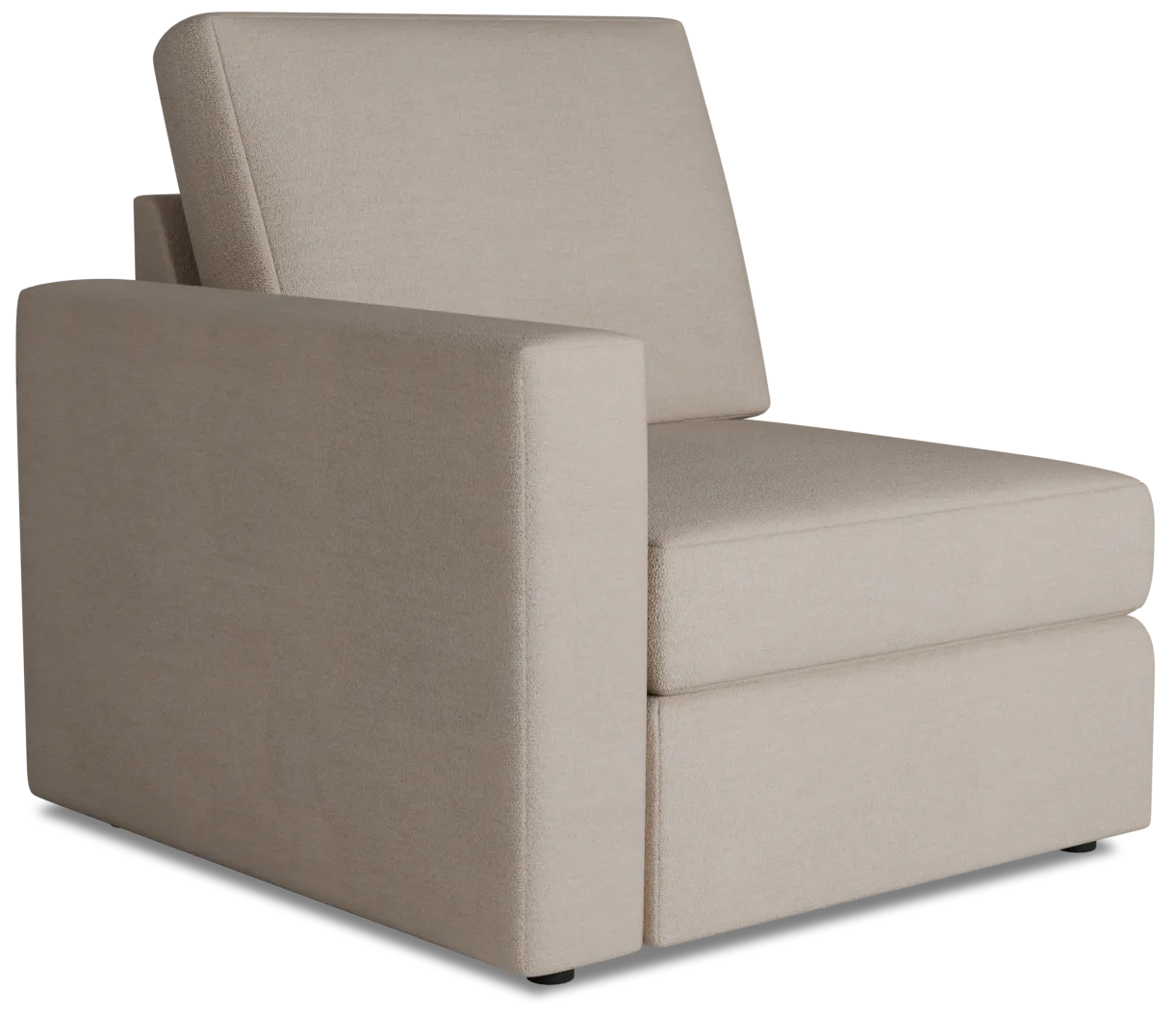 Citymod Beige Fabric Left Chair