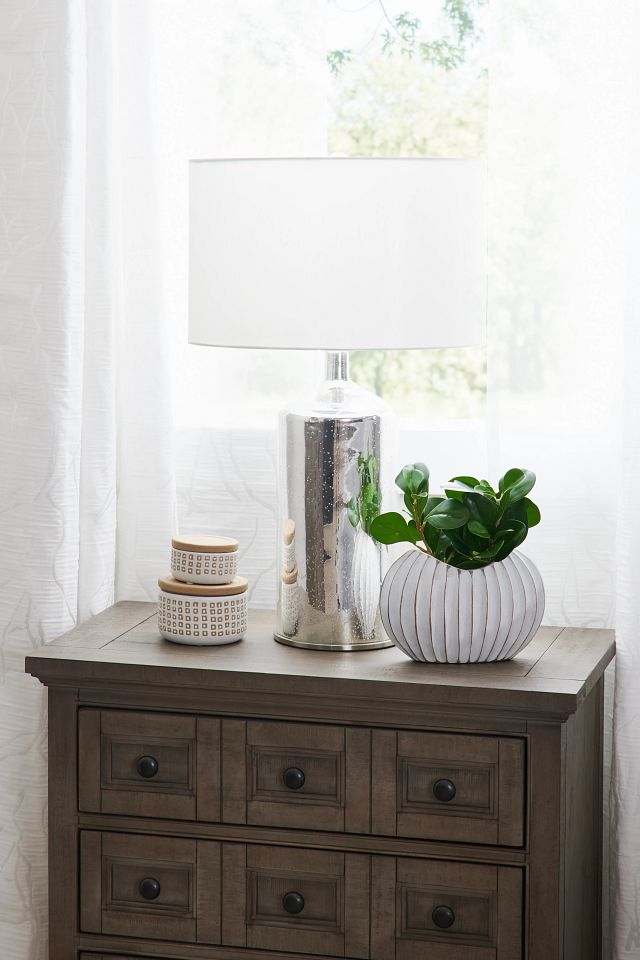 Frost Silver Table Lamp