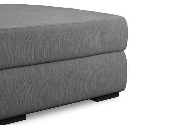 Edgewater Revenue Gray Ottoman