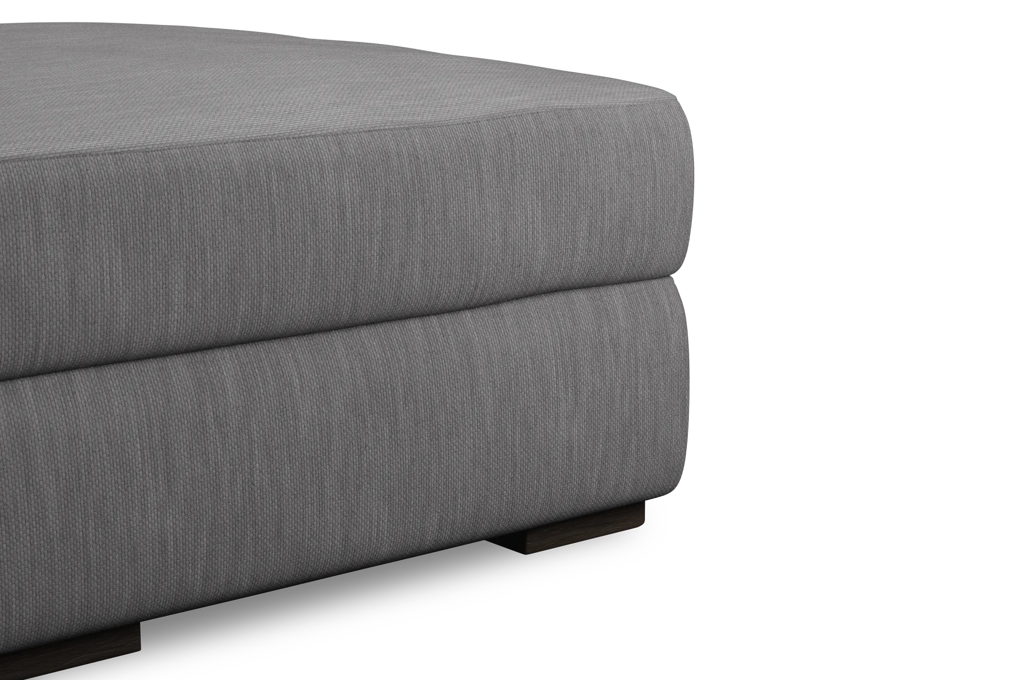 Edgewater Revenue Gray Ottoman