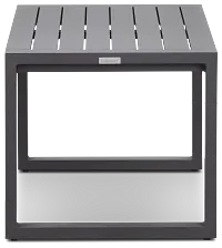 Linear2 Dark Gray Aluminum Coffee Table