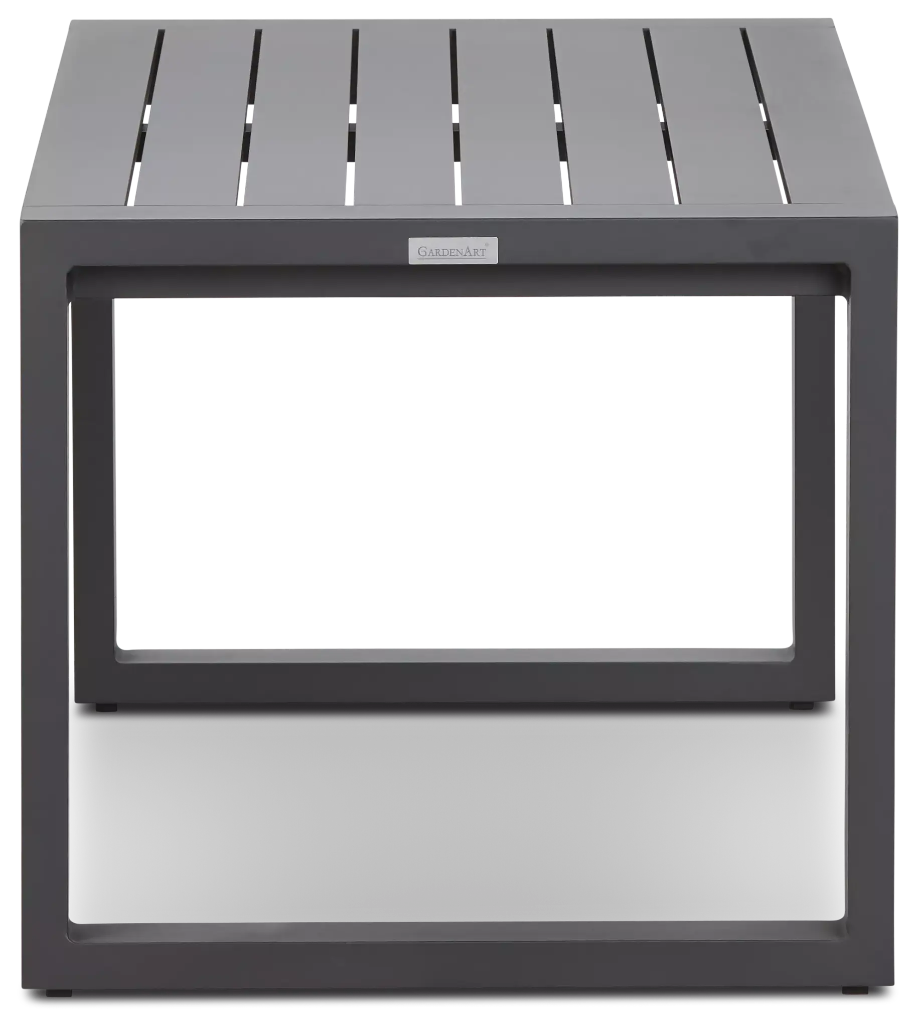 Linear2 Dark Gray Aluminum Coffee Table Linear2 Dark Gray Aluminum Coffee Table