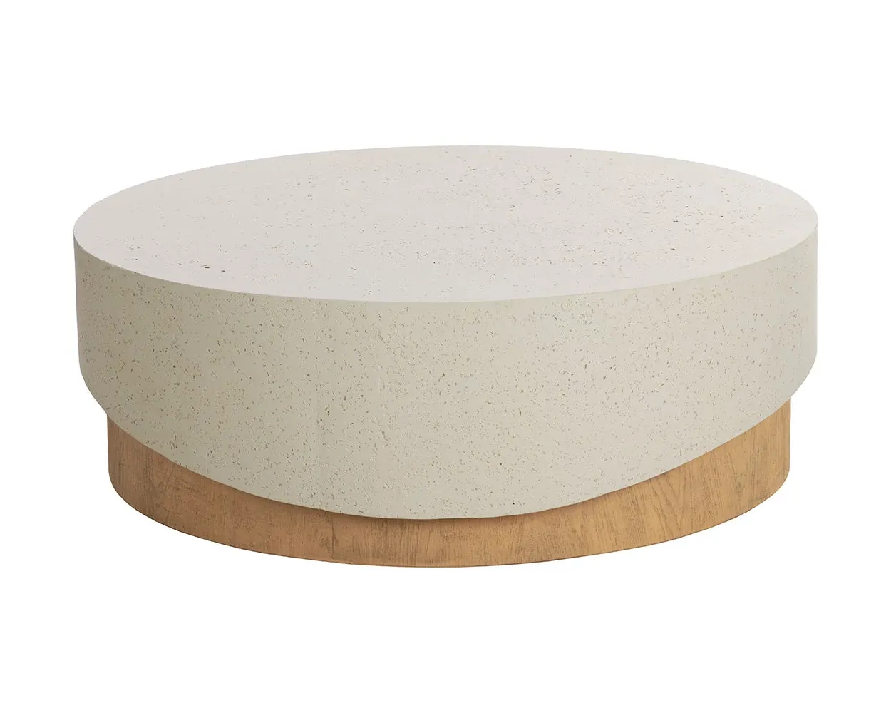 Elordi Ivory Round Coffee Table