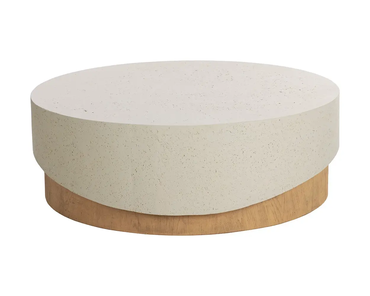 Elordi Ivory Round Coffee Table Elordi Ivory Round Coffee Table