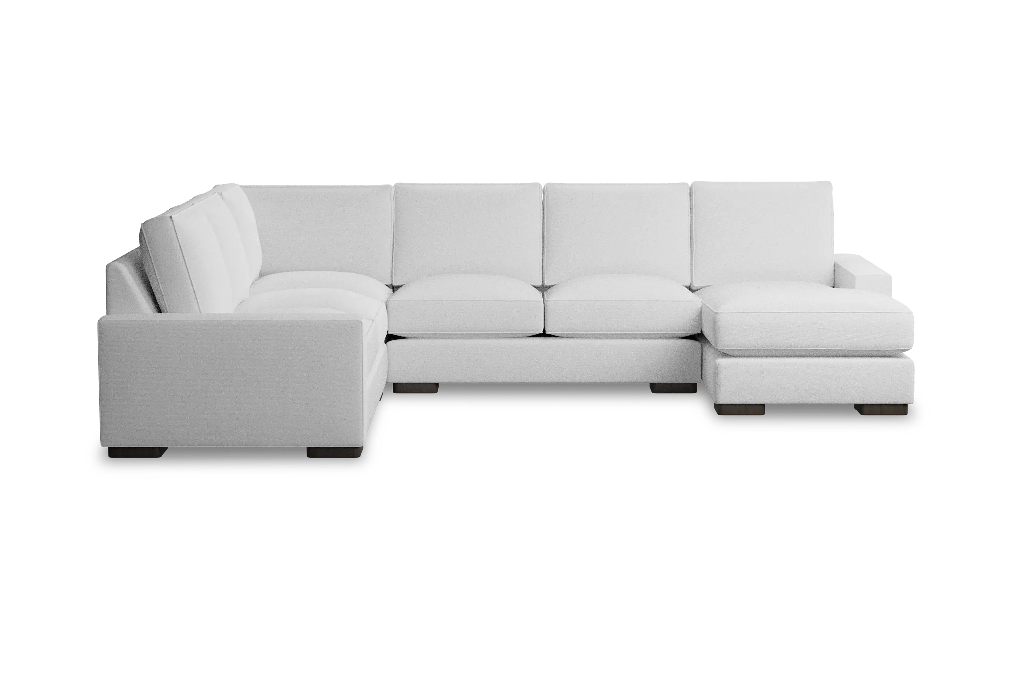 Edgewater Peyton White Medium Right Chaise Sectional