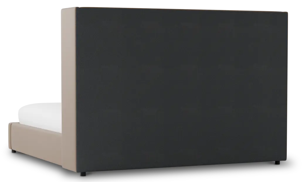 Captiva Joya Beige 60" Upholstered Shelter Bed Captiva Joya Beige 60" Upholstered Shelter Bed