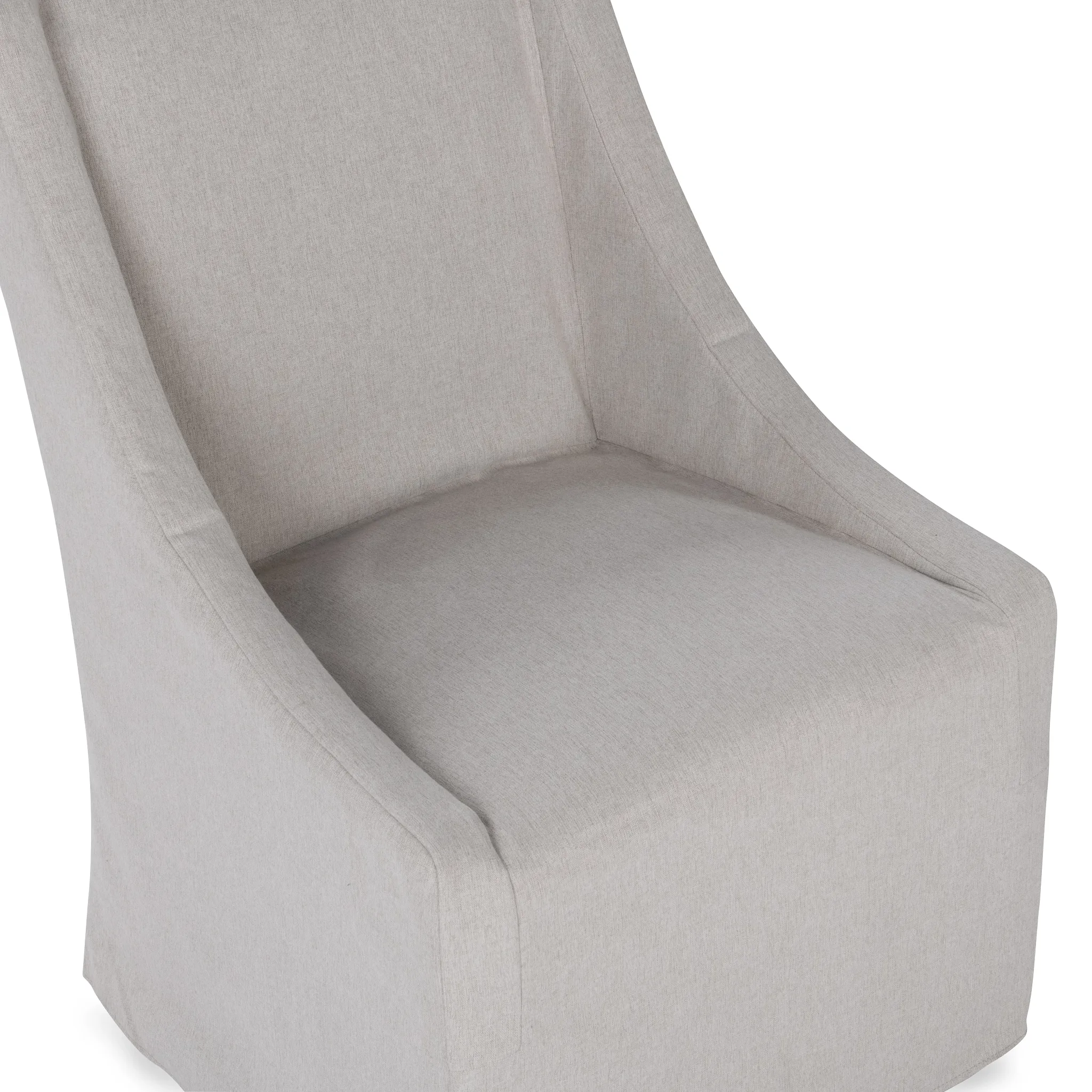 Honey Gray Upholstered Side Chair