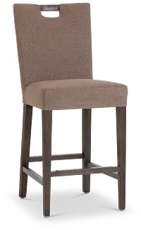 Stout Brown 24" Upholstered Barstool