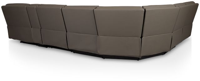 Rhett Gray Micro Large Two-arm Power Reclining Sectional