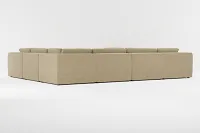 Destin Elite Taupe Fabric 8-piece Modular Sectional