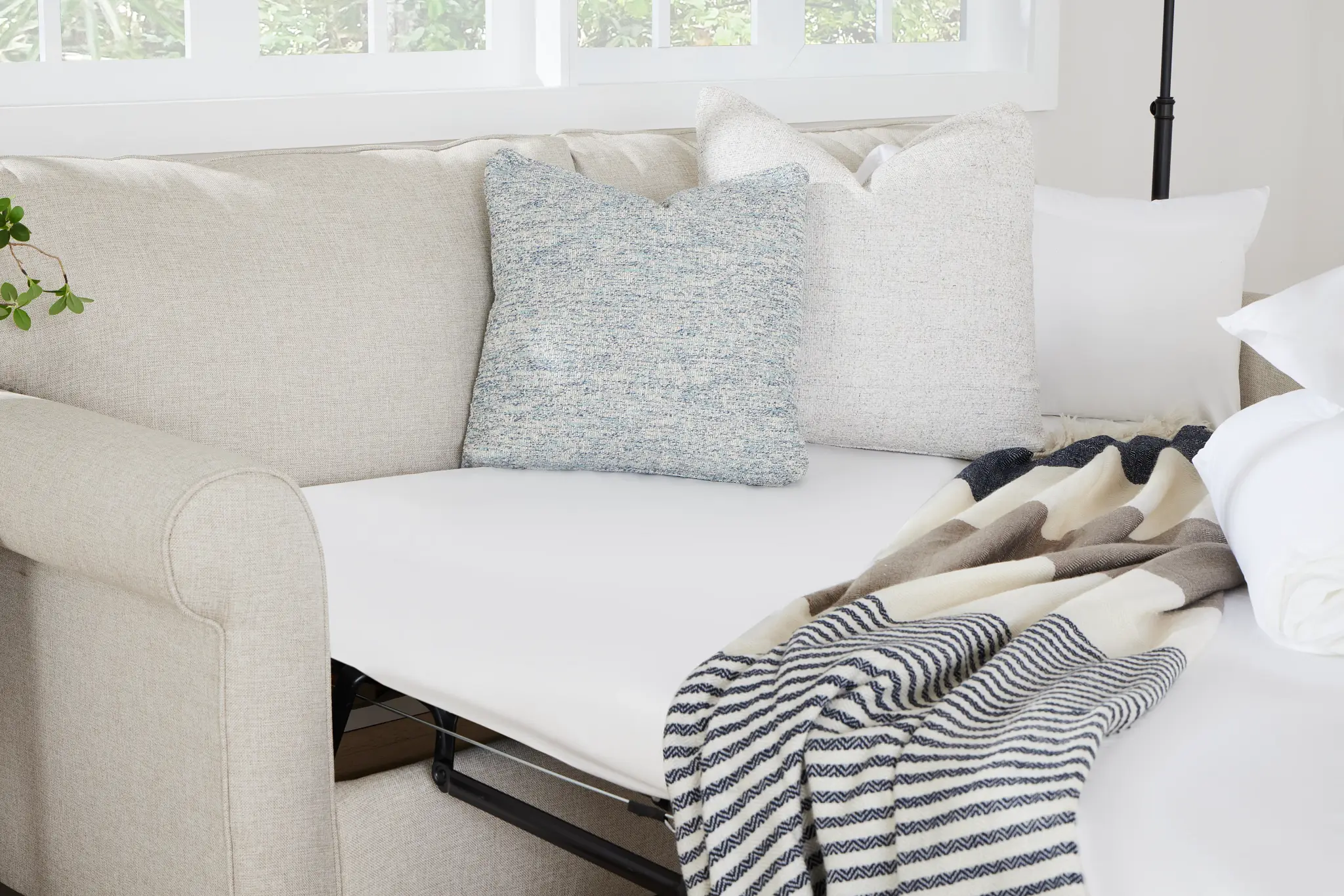 Cameron Beige Fabric Memory Foam Sleeper Cameron Beige Fabric Memory Foam Sleeper