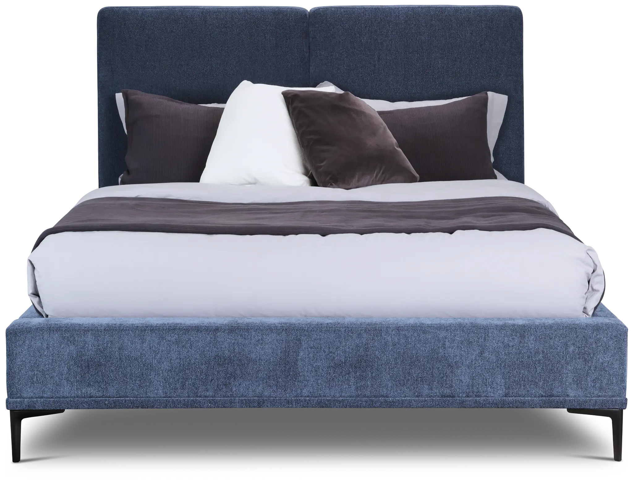 Emit Dark Blue Uph Panel Bed Emit Dark Blue Uph Panel Bed
