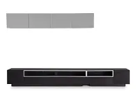 Vancouver 134" Dark Tone Gray 6-piece Left Modular Entertainment Wall