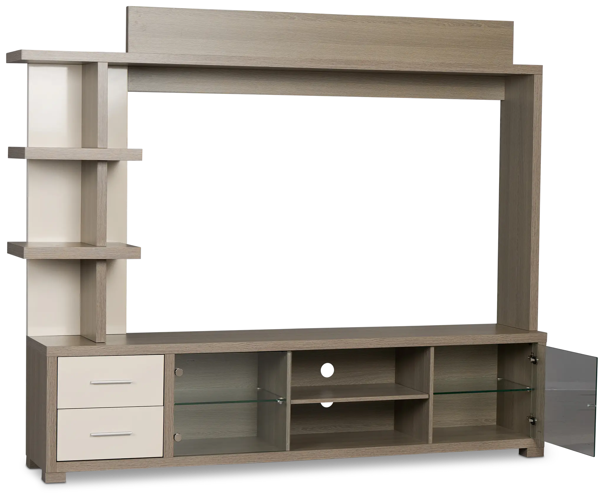 Evanston Gray Entertainment Wall Evanston Gray Entertainment Wall