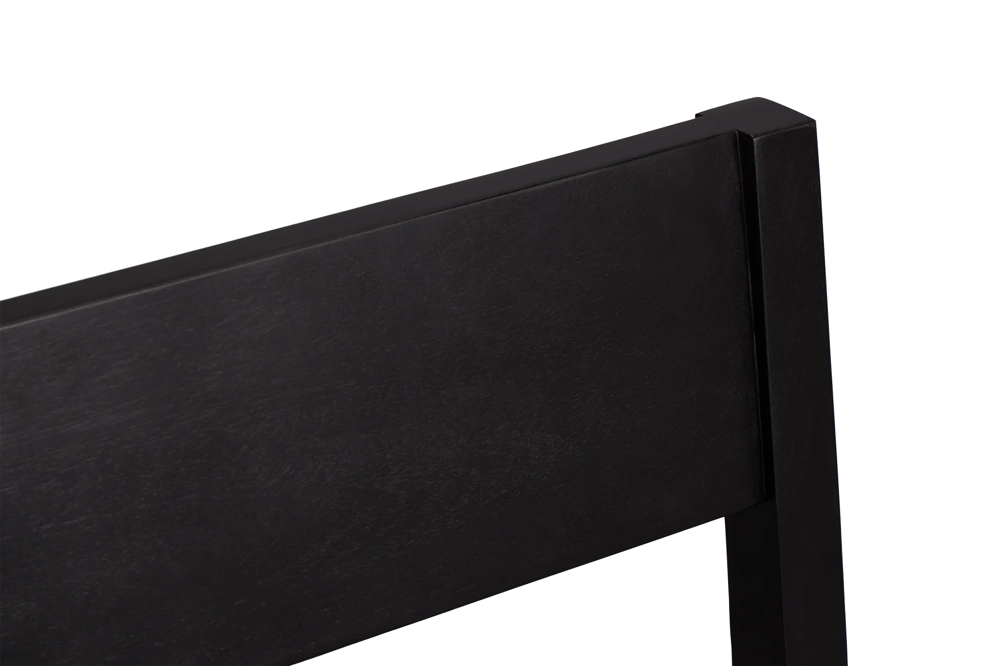 Denton Black Wood Side Chair