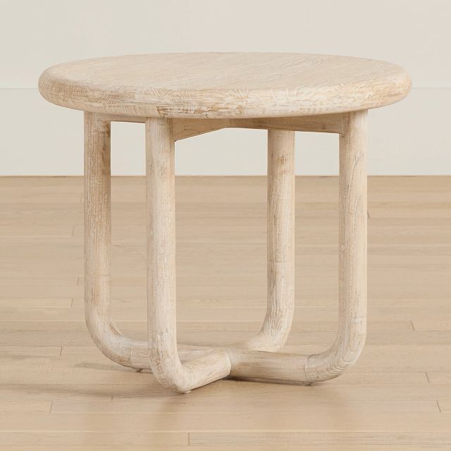 Kairo Light Tone Oval End Table