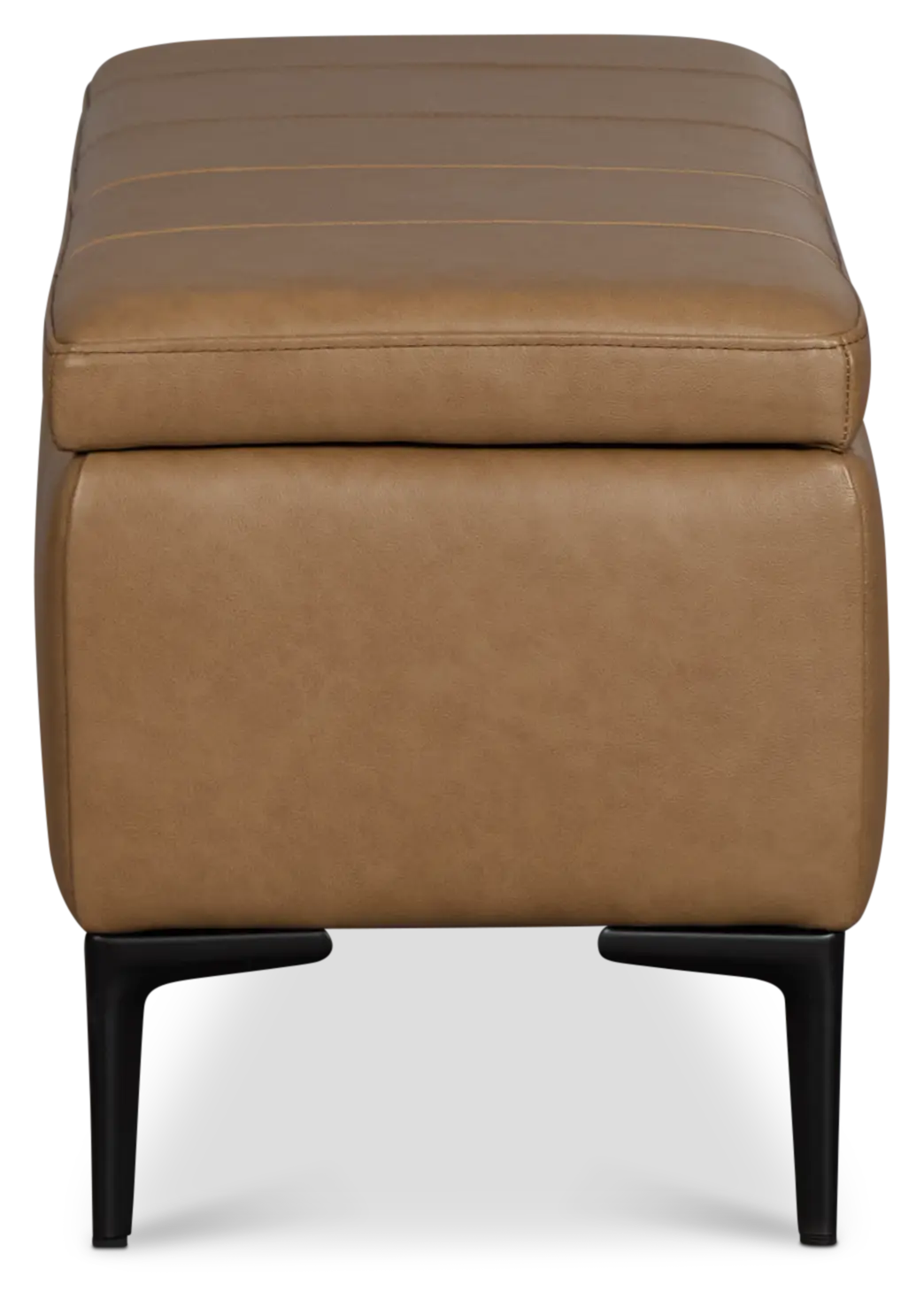 Highland Dark Brown Storage Upholstered Bench Highland Dark Brown Storage Upholstered Bench