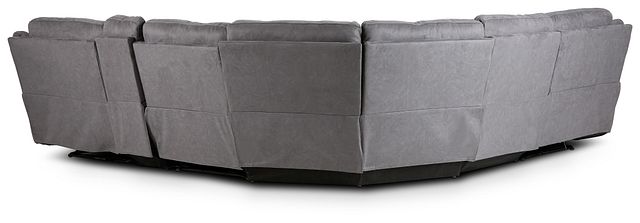 Scout Gray Micro Medium Dual Power Sectional