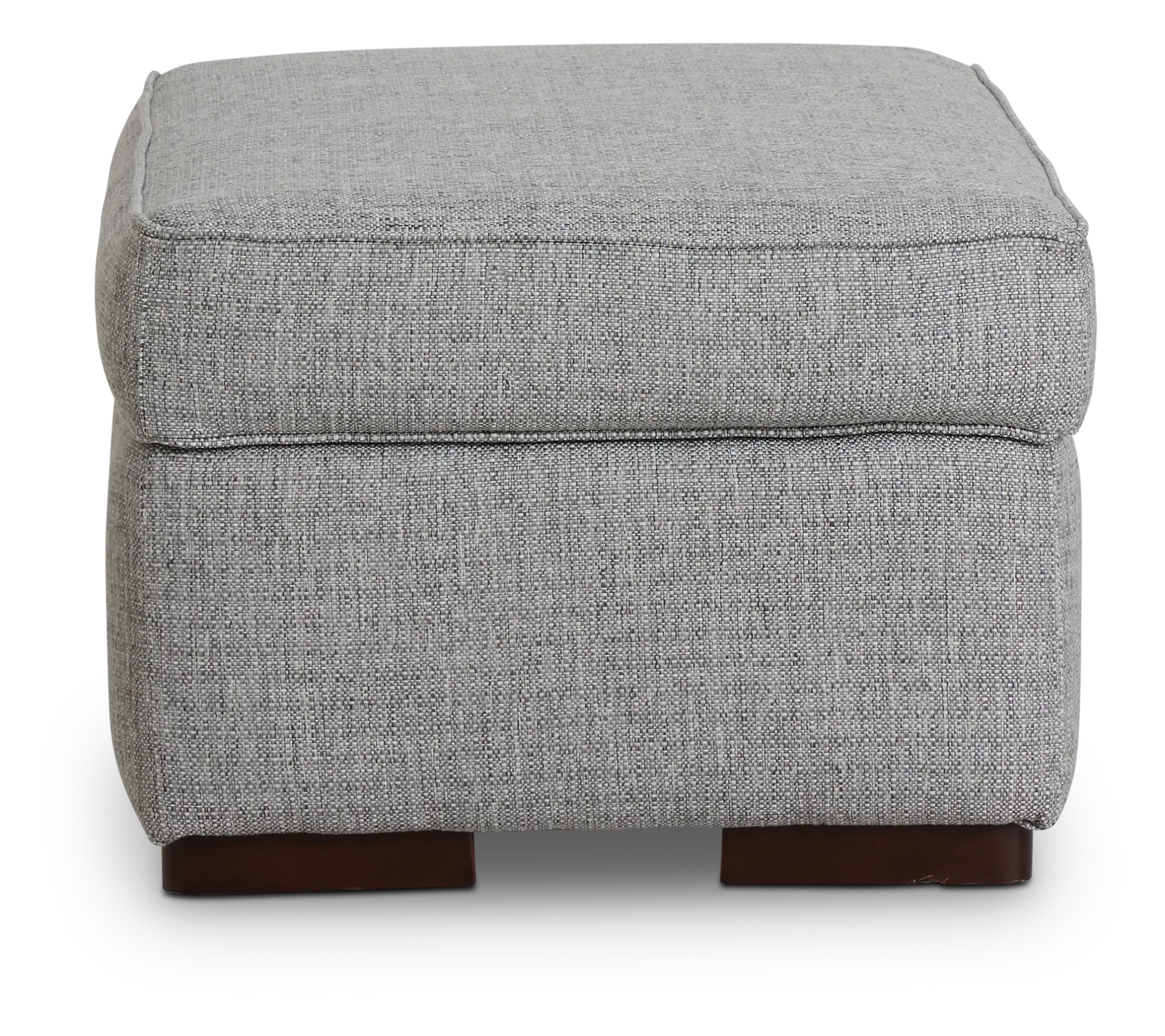 Austin Gray Fabric Ottoman