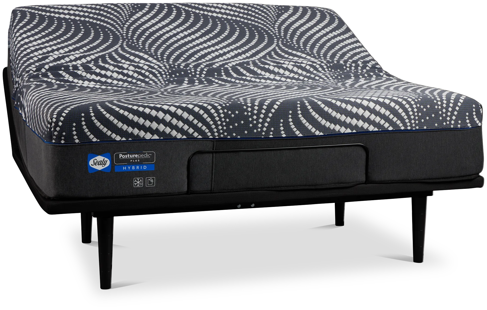 Sealy Posturepedic Plus High Point 14" Soft Ease Adjustable Mattress Set