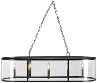 Bodhi Black Glass Chandelier