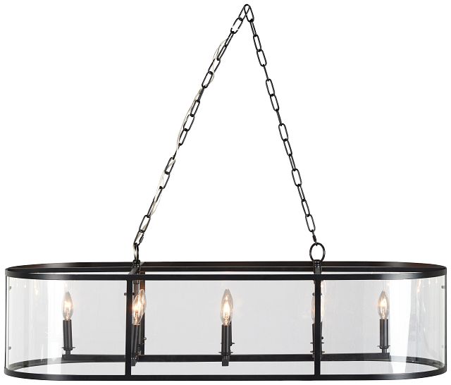 Bodhi Black Glass Chandelier