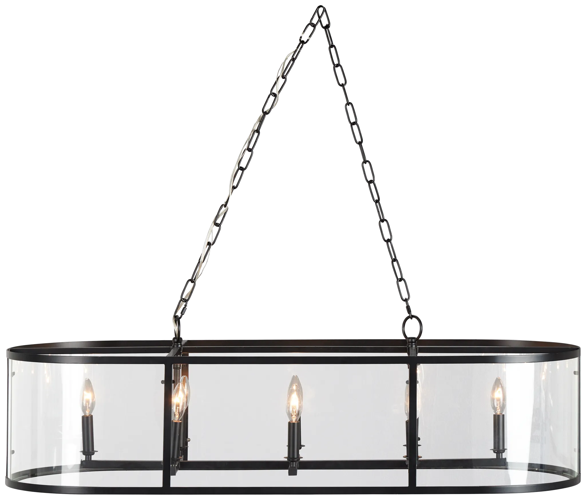 Bodhi Black Glass Chandelier