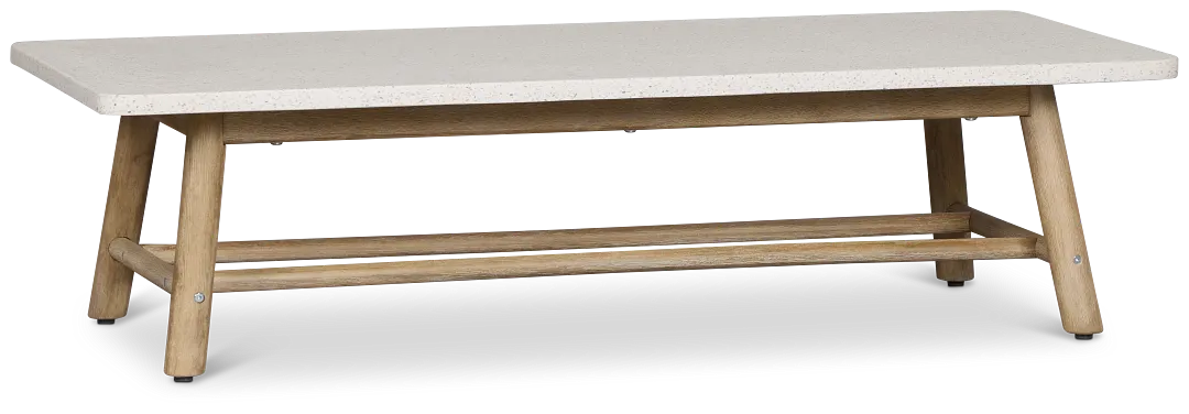 Azure Light Tone Rect Coffee Table
