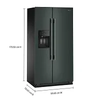 Kitchenaid 536 Series Green Side By Side Refrigerator