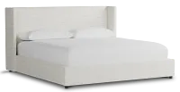 Captiva Maguire Ivory 48" Upholstered Shelter Bed