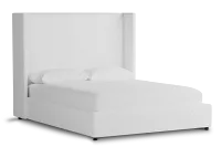 Captiva Revenue White 60" Upholstered Shelter Bed