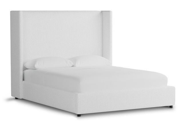 Captiva Revenue White 60" Upholstered Shelter Bed