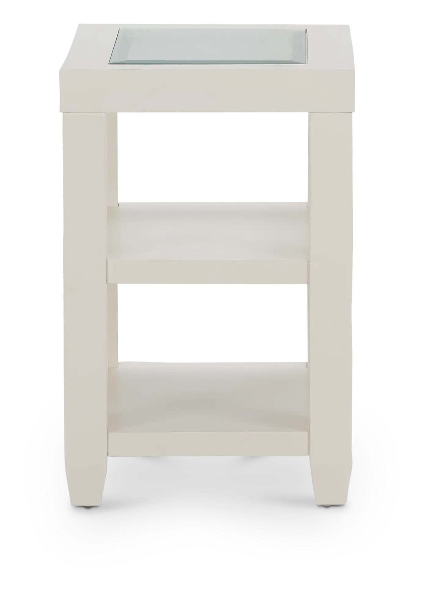 Hurley White Chairside Table Hurley White Chairside Table