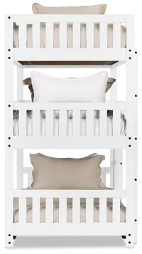 Charleston White Triple Bunk Bed