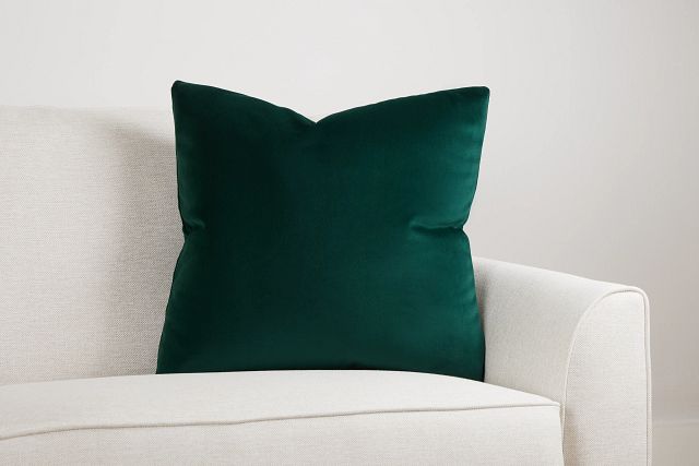 Reign Dark Green 22" Accent Pillow