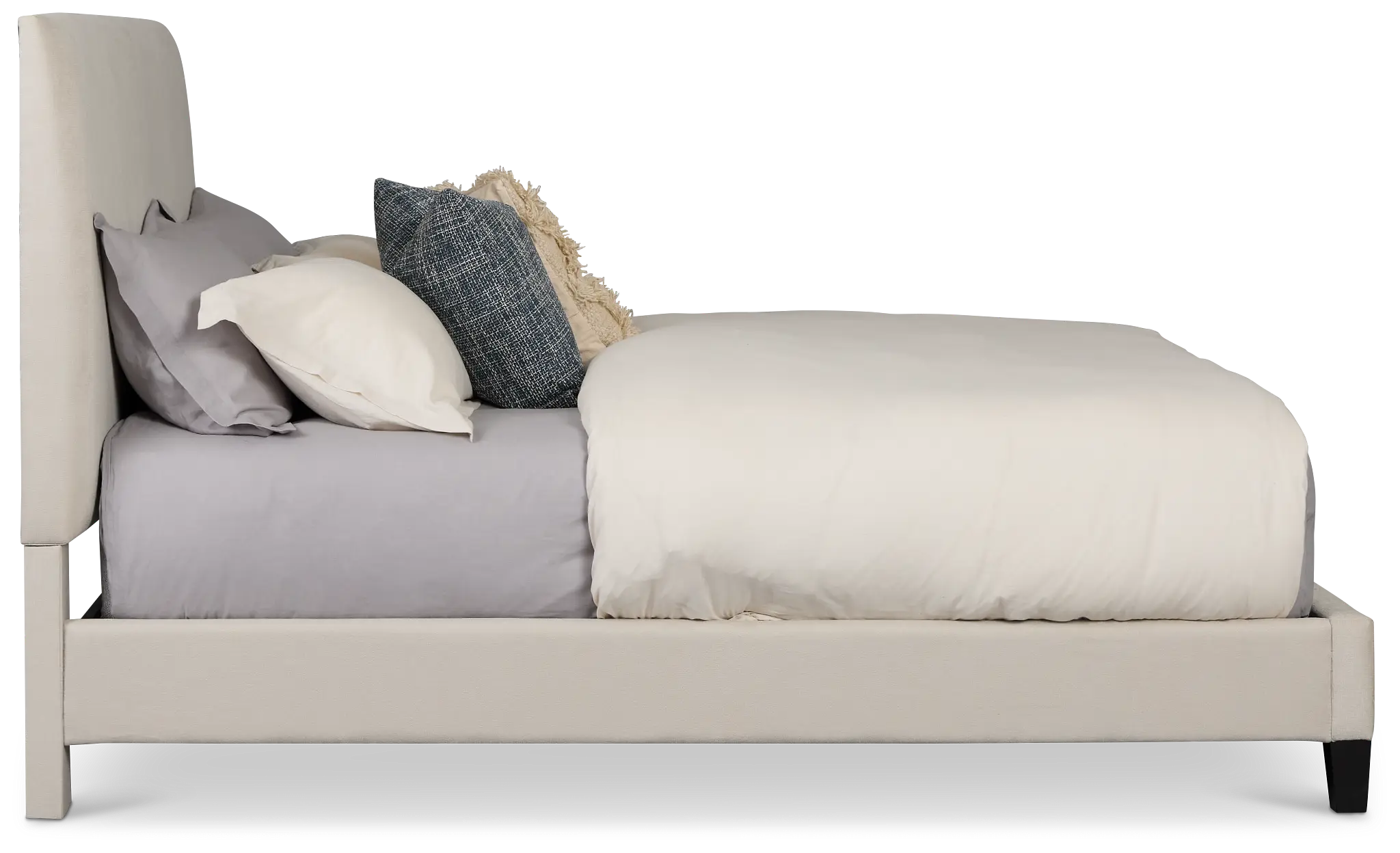 Lucy Taupe Uph Platform Bed Lucy Taupe Uph Platform Bed