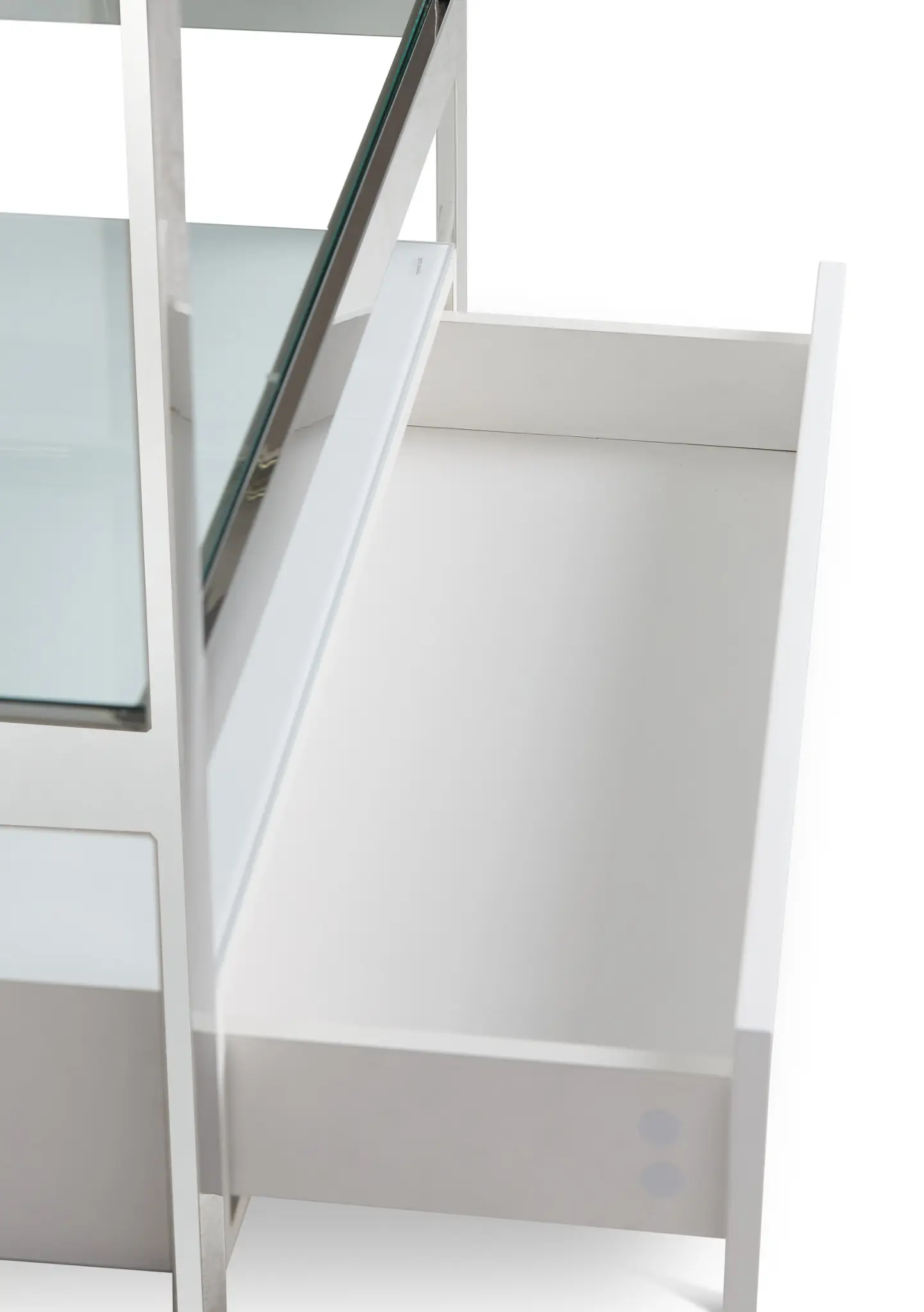 Miami White Open Bookcase Miami White Open Bookcase