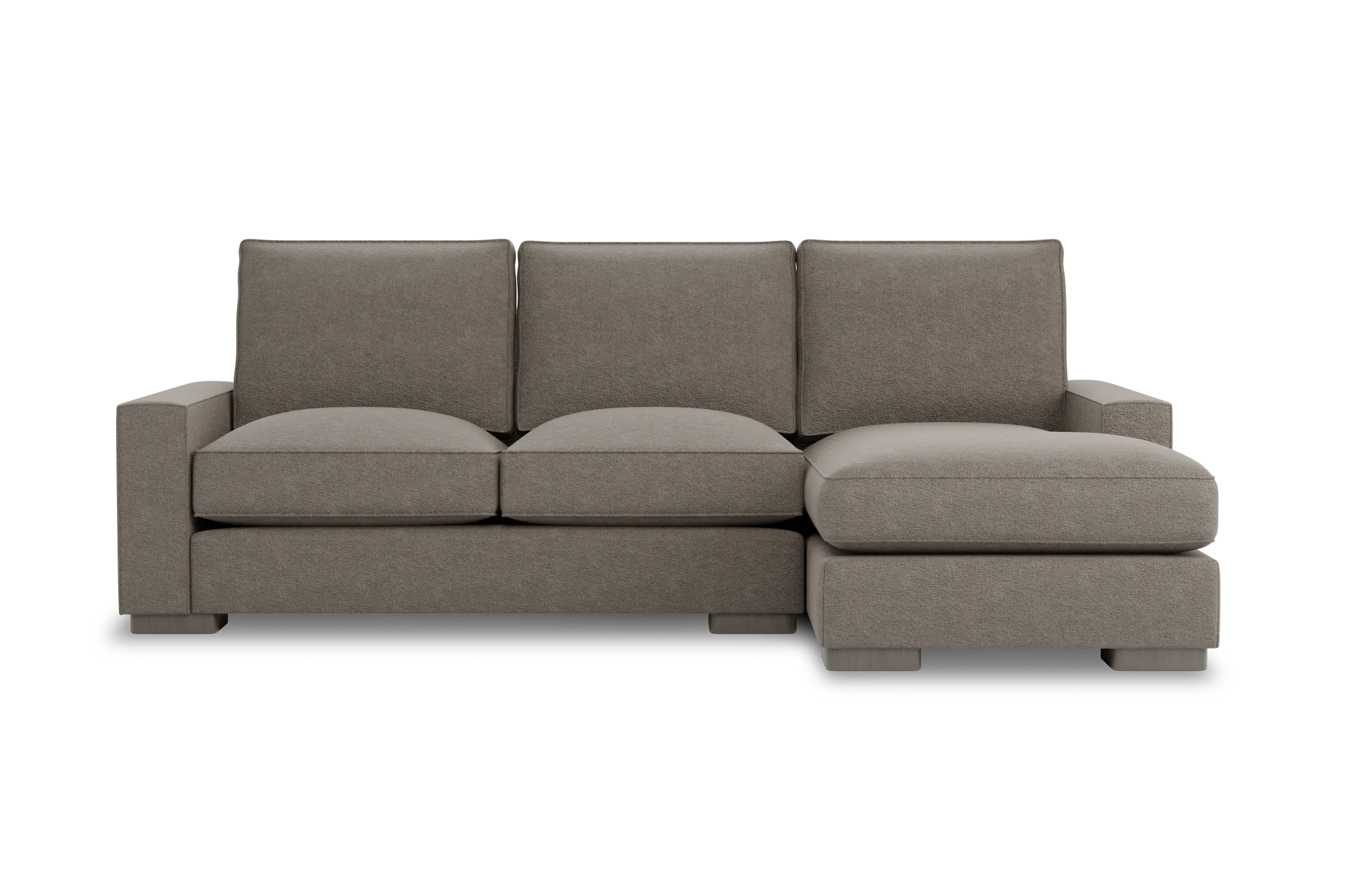 Edgewater Elite Brown Right Chaise Sectional