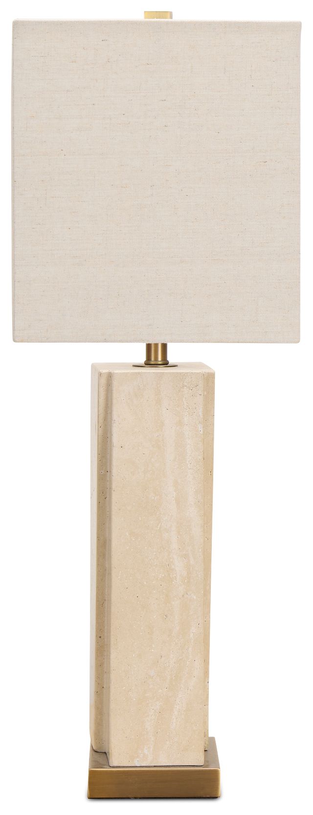 Keyla White Stone Table Lamp