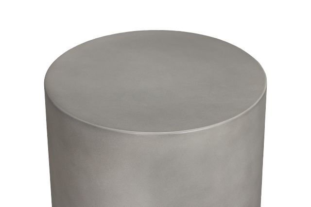 Tai Gray Round End Table