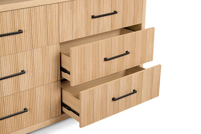Lyndie Light Tone Dresser & Mirror