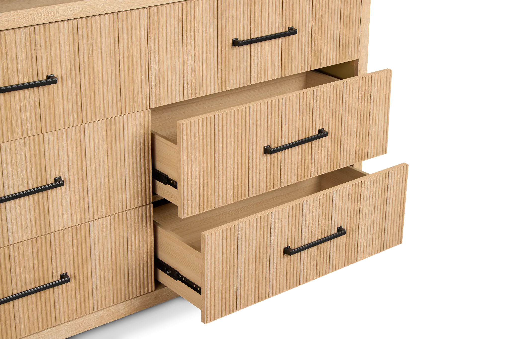 Lyndie Light Tone Dresser & Mirror Lyndie Light Tone Dresser & Mirror